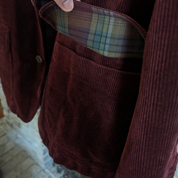 NWT JCrew Flannel-lined chore blazer in Italian cotton corduroy - size 38S - Picture 7 of 16